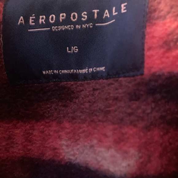 Aeropostale Black and red Sherpa - Picture 2 of 3